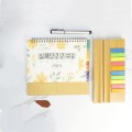 Memo-style Storage Solid Sood Desk Calendar