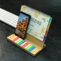 Memo-style Storage Solid Sood Desk Calendar