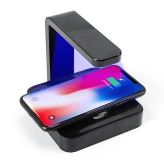 2 in 1 wireless charging mobile phone UV disinfection box