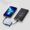 Mini Self-Contained Cable 10000mAh Portable Charger Power Bank