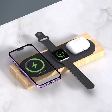 Eco-friendly Bamboo Wireless Charger