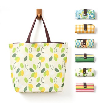 Portable Oxford Cloth Shopping Bag 600D Waterproof Foldable