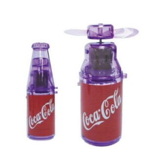 Bottle shape mini battery handy fan 