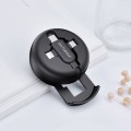 3 in 1 USB Retractable Charging Cable with Mobile stand