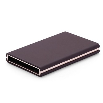 PU Leather RFID Blocking Automatic Pop-up Card holder