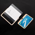 Lanyard metal card holder