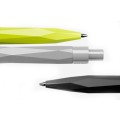 Prodir QS20 Plastic Push Transparent Polished Ball Pen (with Plastic Clip)