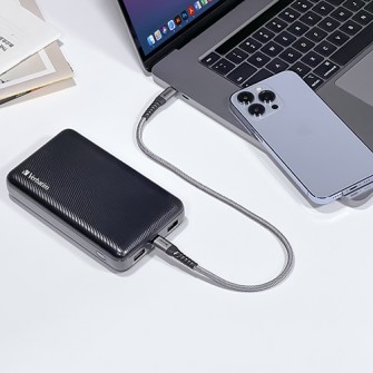 Verbatim 100W PD & QC 3.0 移动电源 20000mAh