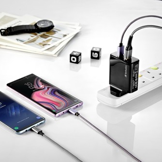 Verbatim Dual Ports 36W QC3.0 充電器