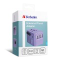 Verbatim 5 Port 5.6A Travel Adaptor