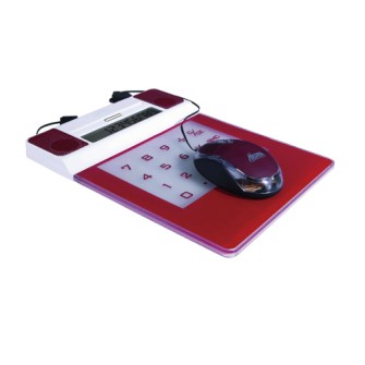 USB calculator with speaker & mousepad