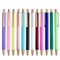 Hexagonal metal ballpoint pen