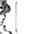 Hexagonal metal ballpoint pen