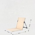  Lightweight portable lazy chair for camping and leisure in the park
