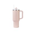 手持吸管雙飲不銹鋼咖啡杯1300ml