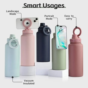 Magnetic Stand Thermos 1000ml 32oz