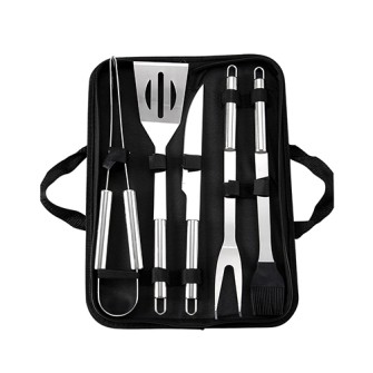 Stainless Steel BBQ Tools 5 Piece Set