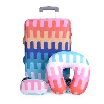 Three Piece Travel Suitcase Dust Cover