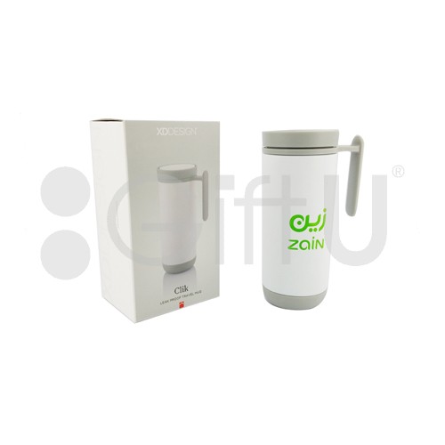 Clik leak proof travel mug, black