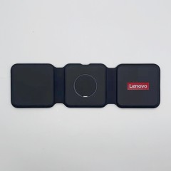 三合一可折叠无线充电器-Lenovo