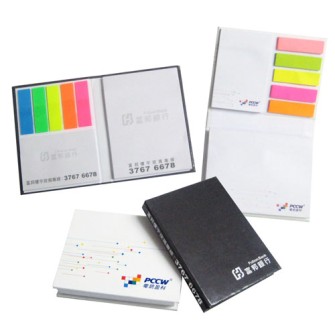 Hard cover Post-it memo pad 